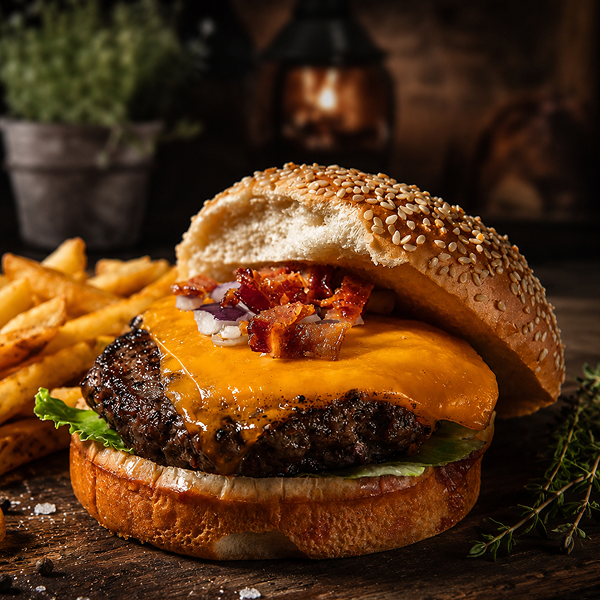 USDA Prime Dry-Aged Steak Burgers (4-8 oz Patties)