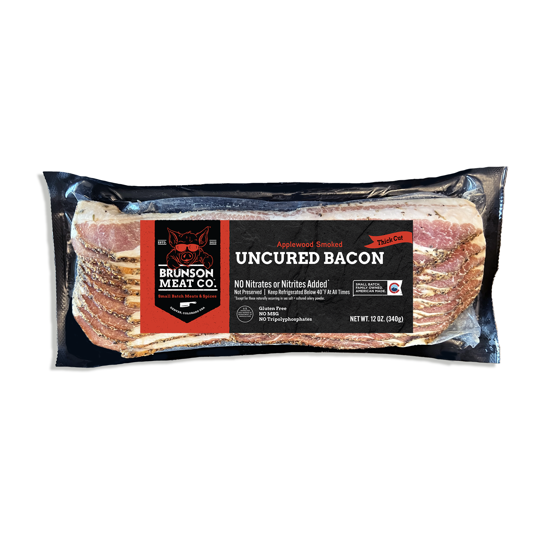 Applewood Smoked Uncured Bacon