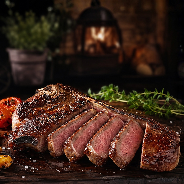 USDA Prime Grand Cru 100-Day Dry-Aged Bone-In New York Strip Steak