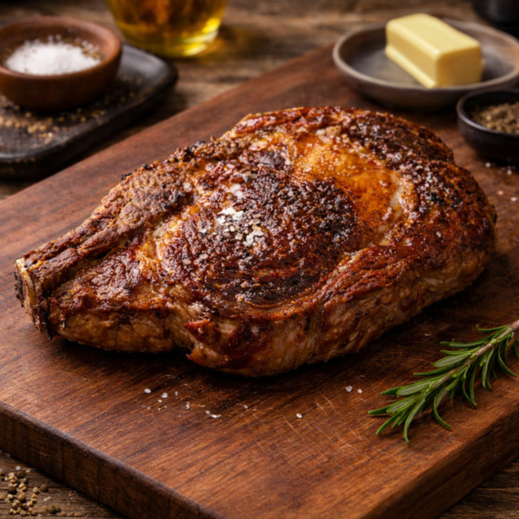 USDA Prime Dry-Aged Ribeye Bone In and Boneless