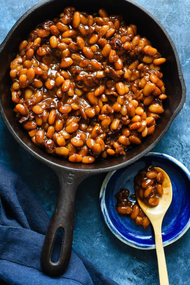 Maple Baked Beans with Applewood Smoked Bacon