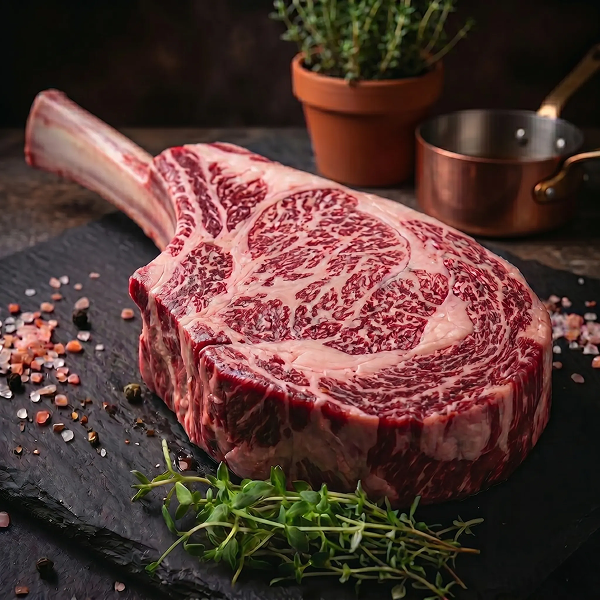 45-Day Dry-Aged Australian Phoenix Wagyu (8/9 BMS) Tomahawk Ribeye