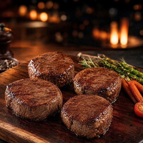 USDA Prime Dry Aged Beef Tenderloin Filet Mignon Medallions