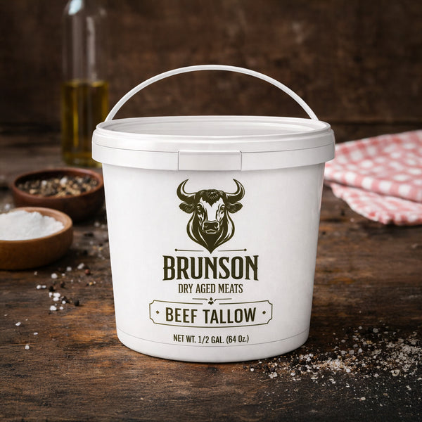100% Natural Dry-Aged Beef Tallow (1/2 Gallon)