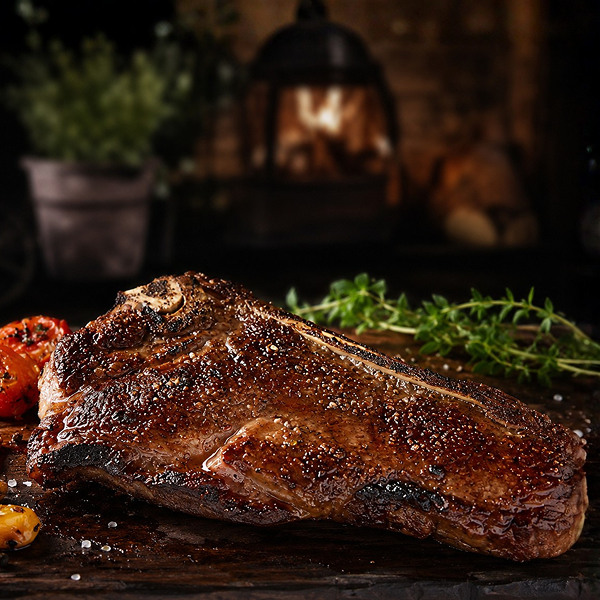 USDA Prime Grand Cru 100-Day Dry-Aged Bone-In New York Strip Steak